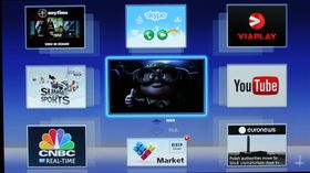 Smart-TV-menyen.