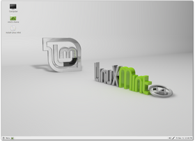 Mate-skallet av Linux Mint.