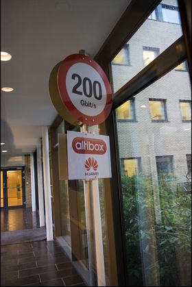 Kjenner du igjen denne? Altibox sto for bredbåndstilkoblingen til The Gathering 2012, og skrøt av rekordhøye hastigheter.