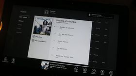 Lyden i musikkspilleren er god.