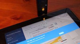 USB-modem virker ikke på Windows RT, som ikke kan installere driverprogrammet.