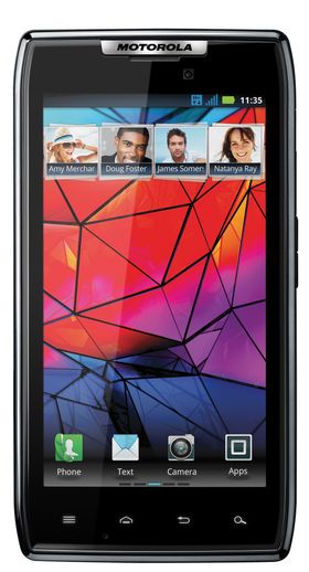 Motorola Razr bruker systembrikken TI OMAP 4430.