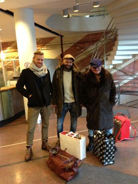 Homsepatruljen leverte gaver til Fretex etter lanseringen.