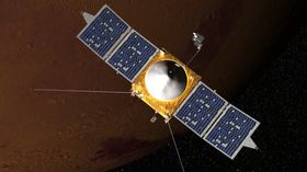 Orbitalfartøyet Mars Atmosphere and Volatile EvolutioN (MAVEN).