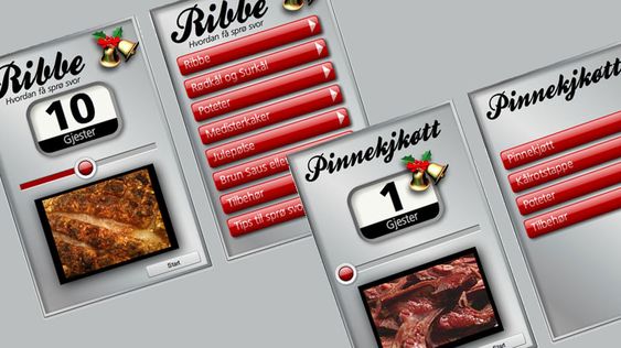 Ribbe og pinnekjøtt - enkelt og greit.