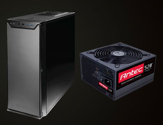 Antec P280 og Antec High Current Gamer 520W.