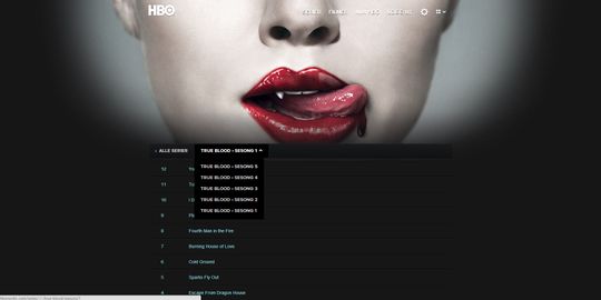 Endelig en tjeneste som har <em>alle</em> episoder. Kanskje ikke så rart når det er HBO som har laget dem selv. .