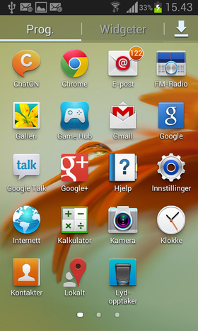 Visuelt er menyene i Galaxy S III Mini like de du finner i storebror. Brukeropplevelsen er imidlertid langt dårligere.