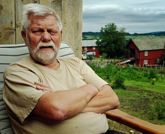 Foreldre er ofte gode motiver når man ikke har så mange andre i nærheten som vil bli tatt bilder av.