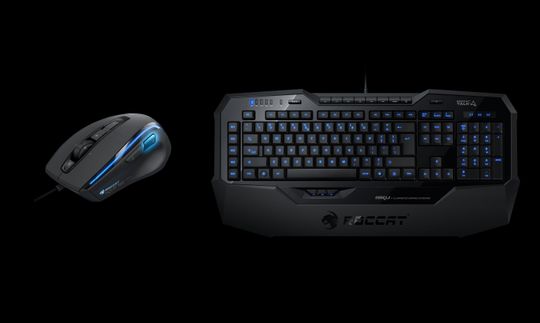 Roccat Kone XTD Mouse og Roccat Isku Keyboard.