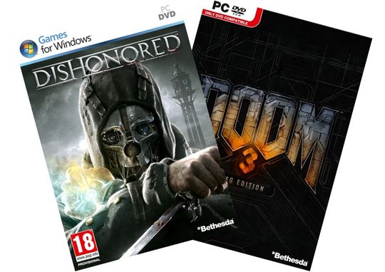 Dishonored og Doom 3: BFG Edition.