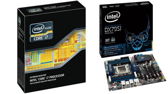Intel DX79SI og Intel Core i7 3960X.
