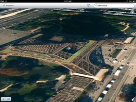 Apple Maps har vært gjenstand for mang en latterliggjøring siden lanseringen. Dette skal forestille Eiffeltårnet.