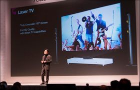 Laser-TV-en fra LG fikk veldig lite oppmerksomhet, men virker som et spennende produkt.