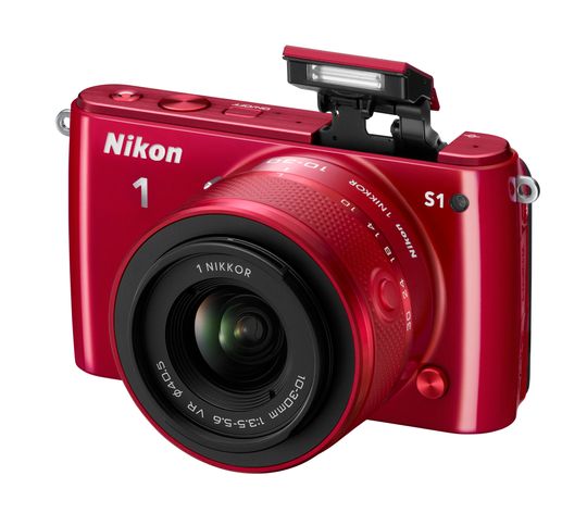 Nikon 1 S1 kommer også i rødt.