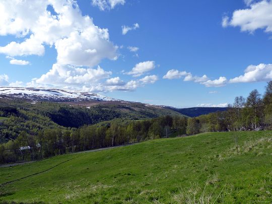 MYSTISK IDYLL: Gjennom denne dalen tolv mil sør for Trondheim farer en lysende energi flere ganger i året. Radarmålinger viser at det er mer med fenomenet enn hva øyet kan se.
