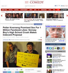 Amerikanske Huffington Post.
