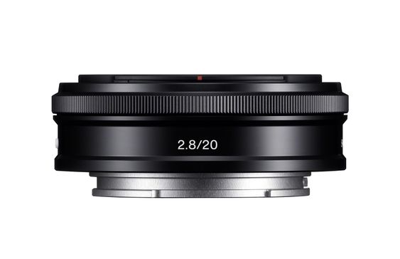 Sony SEL-20F28 20 mm F2.8 pancake.