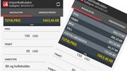 Les Importkalkulator (Android)