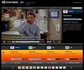 Canal Digital lar deg se direkte TV via nettleseren.