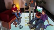 Les Interaktivt gulv lar deg spille ball med deg selv