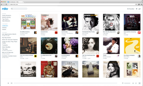 Slik ser Rdio ut.