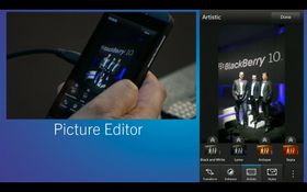 Hvis bildet trenger redigering har BlackBerry bygget inn det som ser ut til å være et kraftig verktøy for dette også.