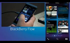 BlackBerry Flow viser deg appene som kjører. Du skal kunne veksle mellom disse uten å måtte via applikasjonsmenyen på telefonen.