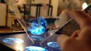 Les Se 3D-hologrammet bli styrt med Leap