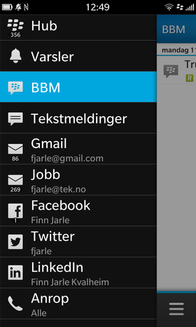 Tastaturet på BlackBerry Z10 fungerer veldig bra, og har en av de raskeste autofullførfunksjonene vi har sett.