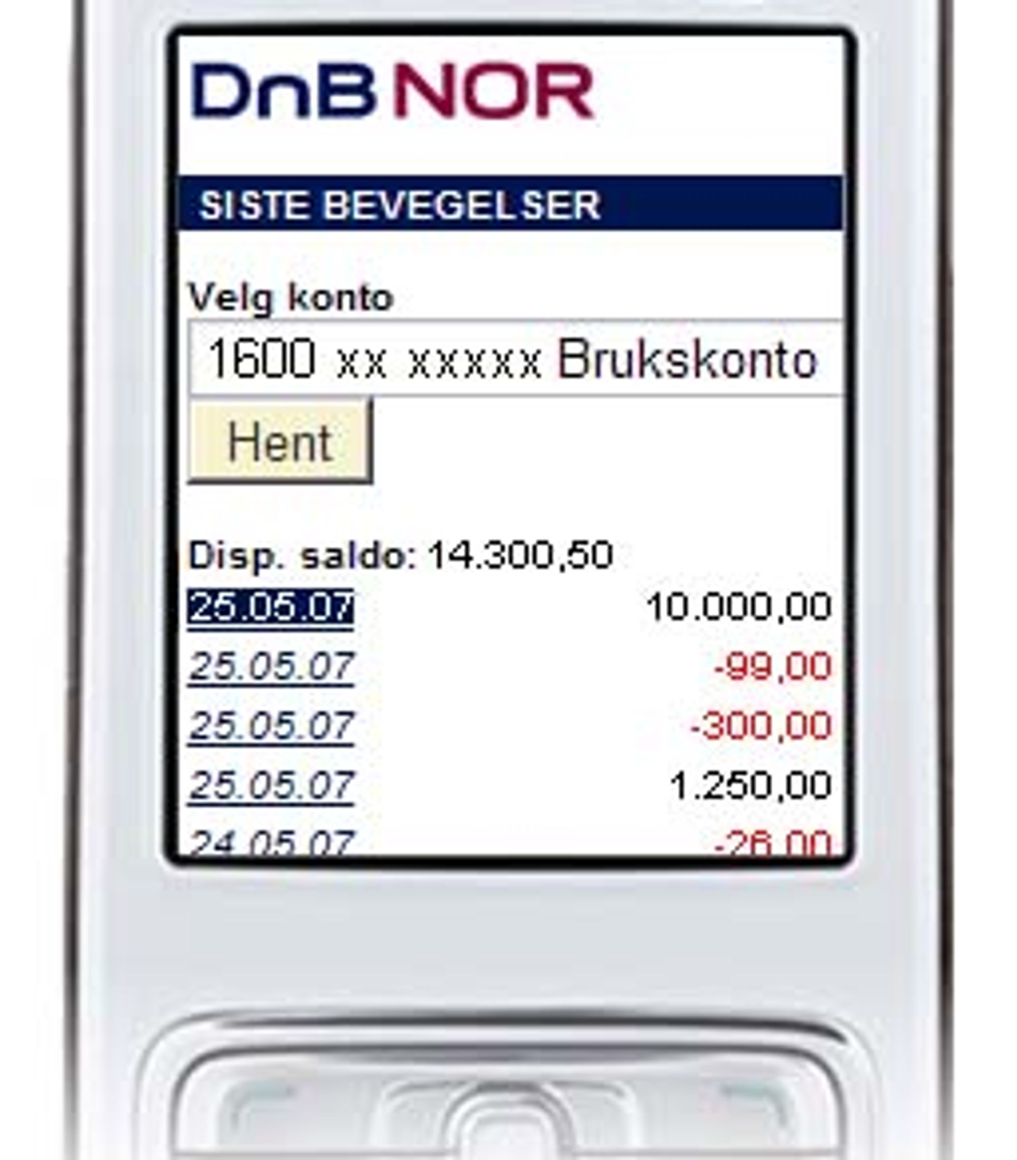 DnB NOR hedret for mobiltjeneste