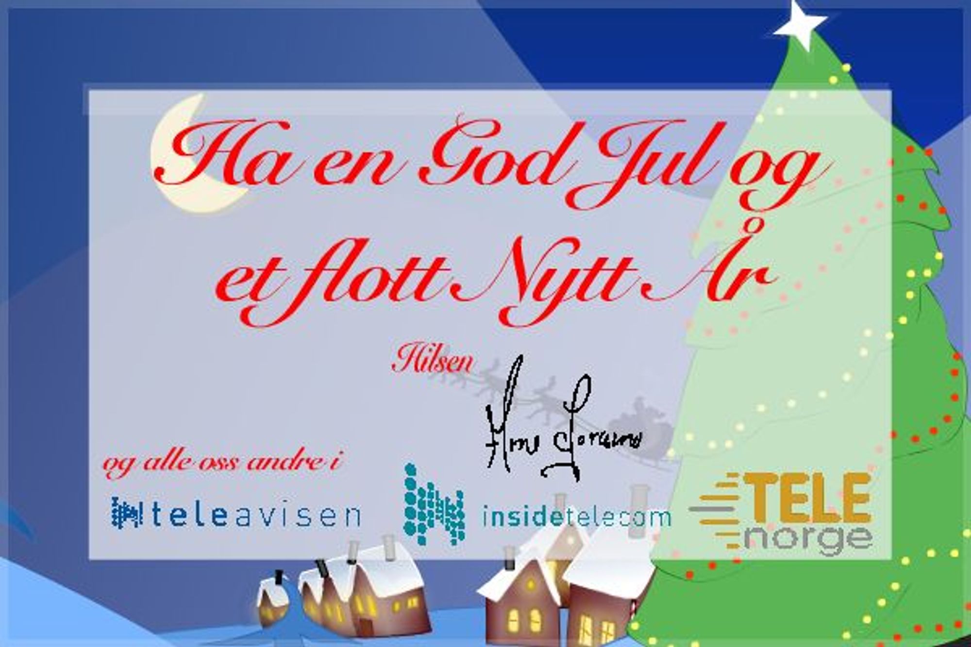 Julehilsen til alle TeleNorge-medlemmer!