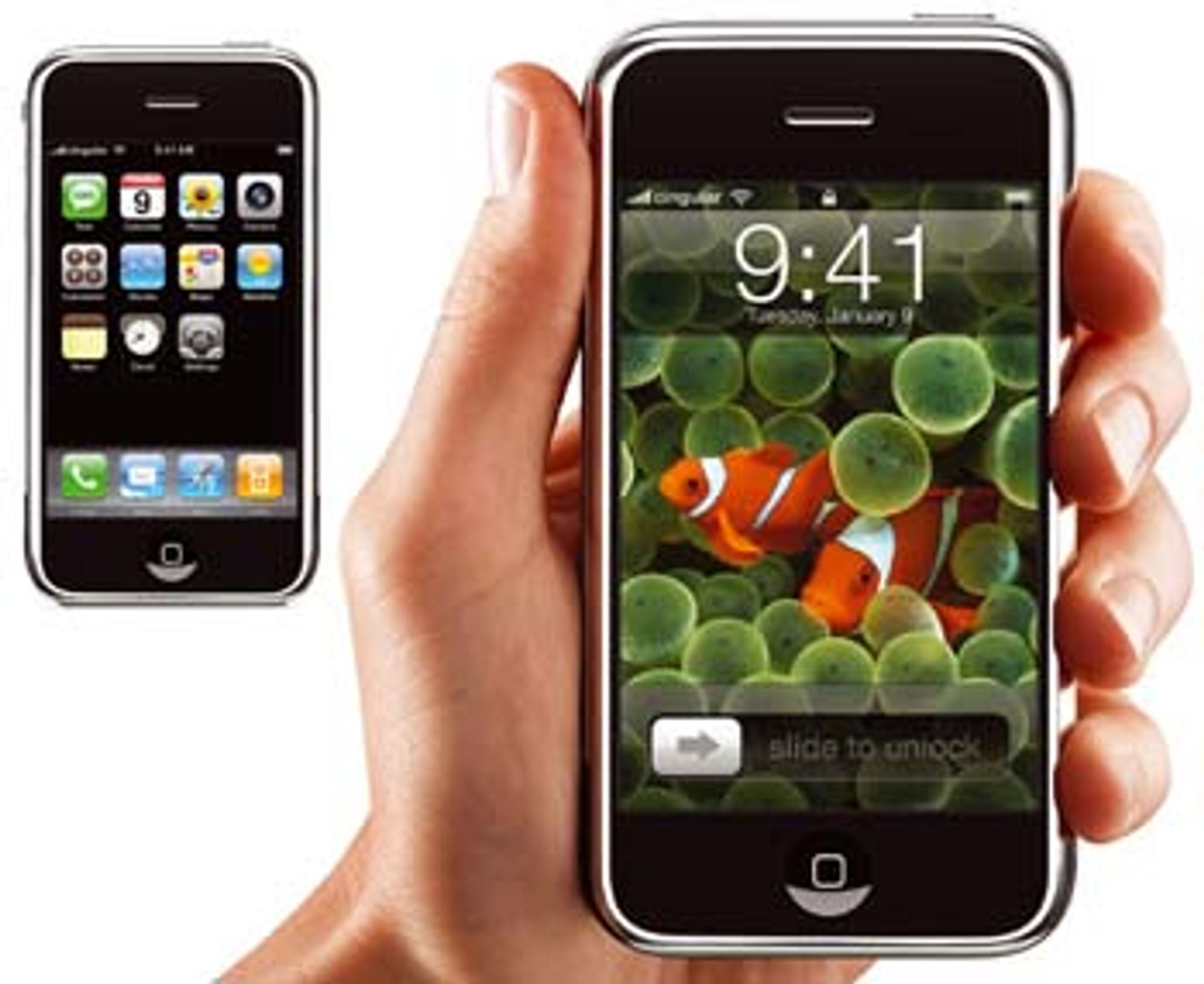 Apple-mobilen til salgs i Norge