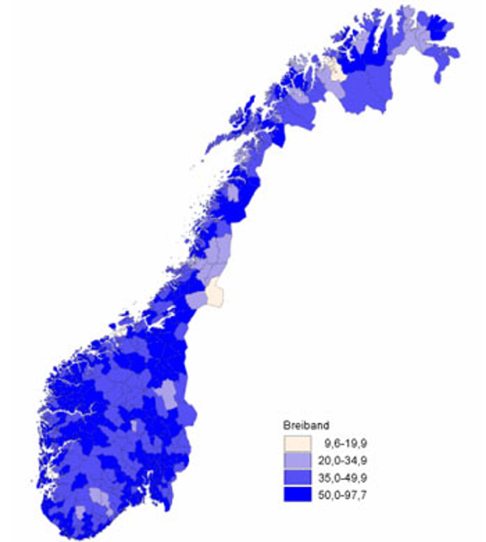 Raskere bredbånd i Rogaland og Nord-Trøndelag