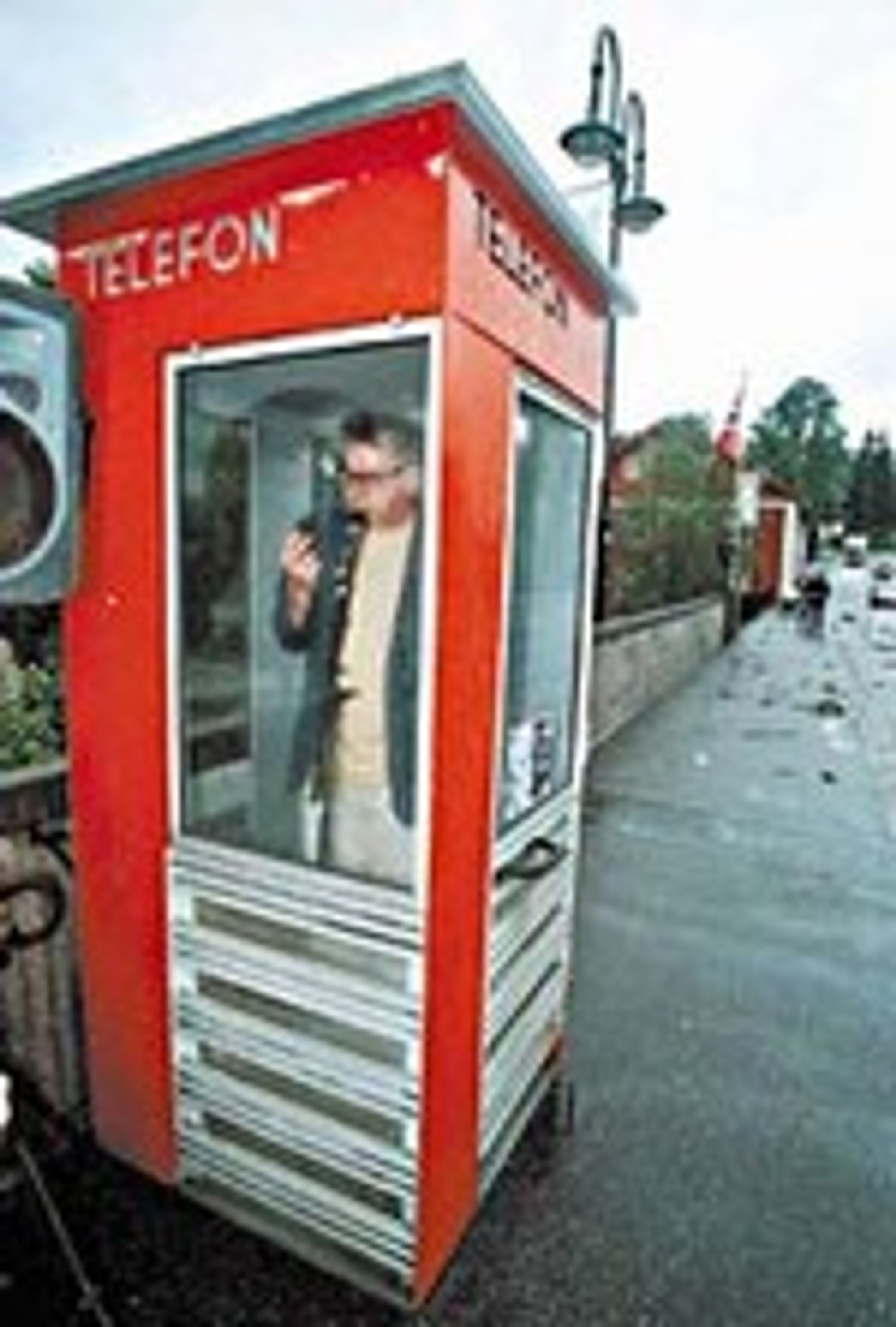 Surfing fra telefonkiosken