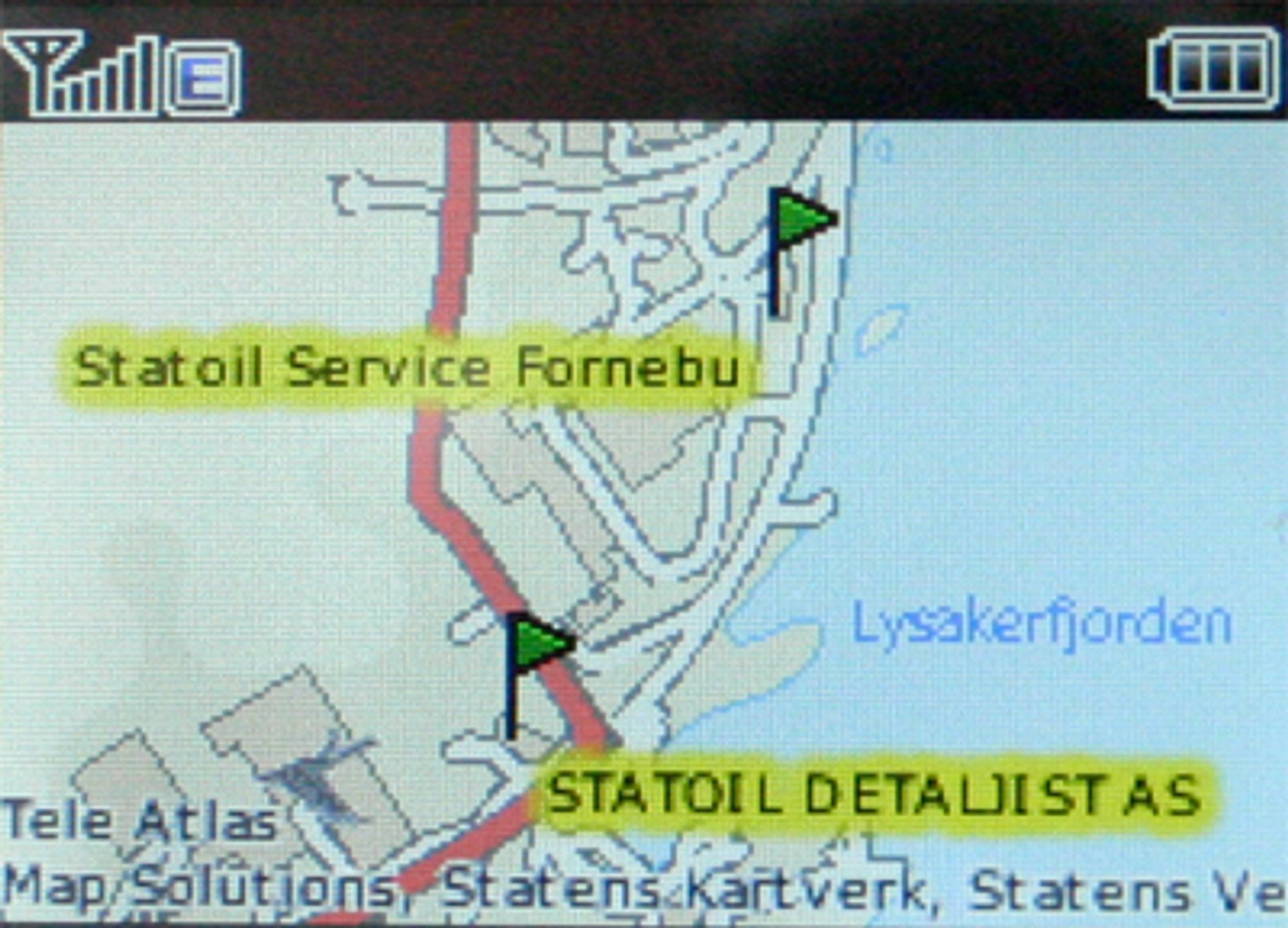 Mobil søketjeneste med lokalisering