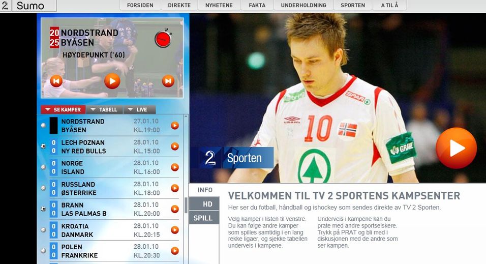 TV2 skiller ut teknologidelen av TV2 Sumo i eget selskap.