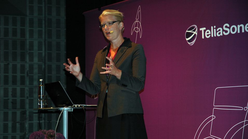 <p>Teliasoneras bredb&aring;ndssjef Malin Frenning.</p>