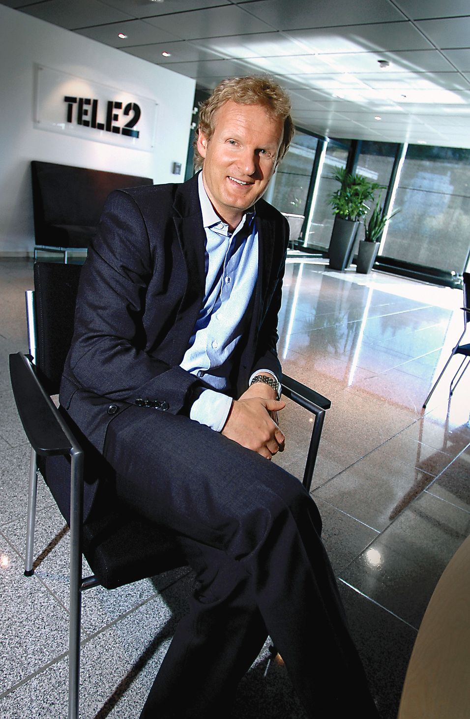 Administrerende direktør i Tele2, Haakon Dyrnes.