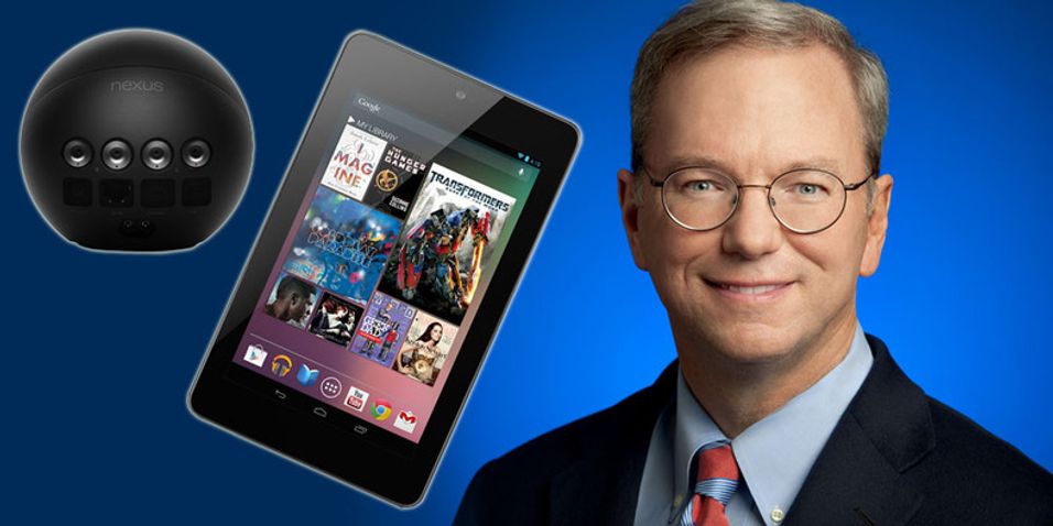 <p>Googles styreformann Eric Schmidt varsler at selskapet vil satse mer p&aring; hardware i fremtiden.&nbsp;</p>