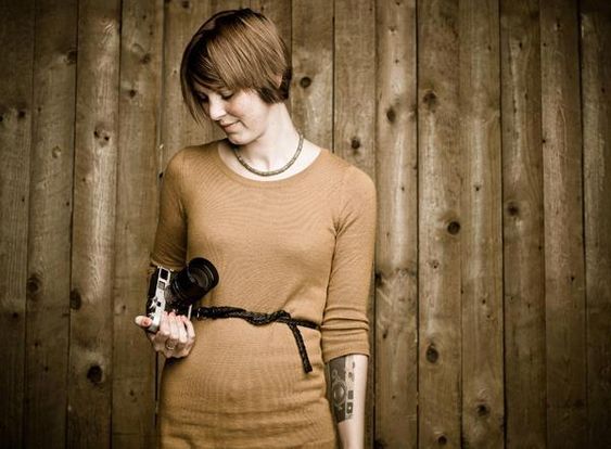 Cecilie Engebretsen fotografert av Leicas fotograf på Photokina 2012.