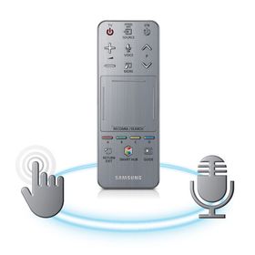 Smart Touch-fjernkontrollen har innebygd mikrofon.