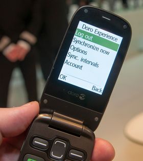 Foruten en innlogging til Doro Experience, er det veldig få innstillinger du må forholde deg til på PhoneEasy 622.