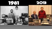 Les Microsoft-gründerne gjenskapte 32 år gammelt bilde
