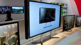 KD-84X9005 kom med et innebygd system med 4K-filmer på kjøpet.