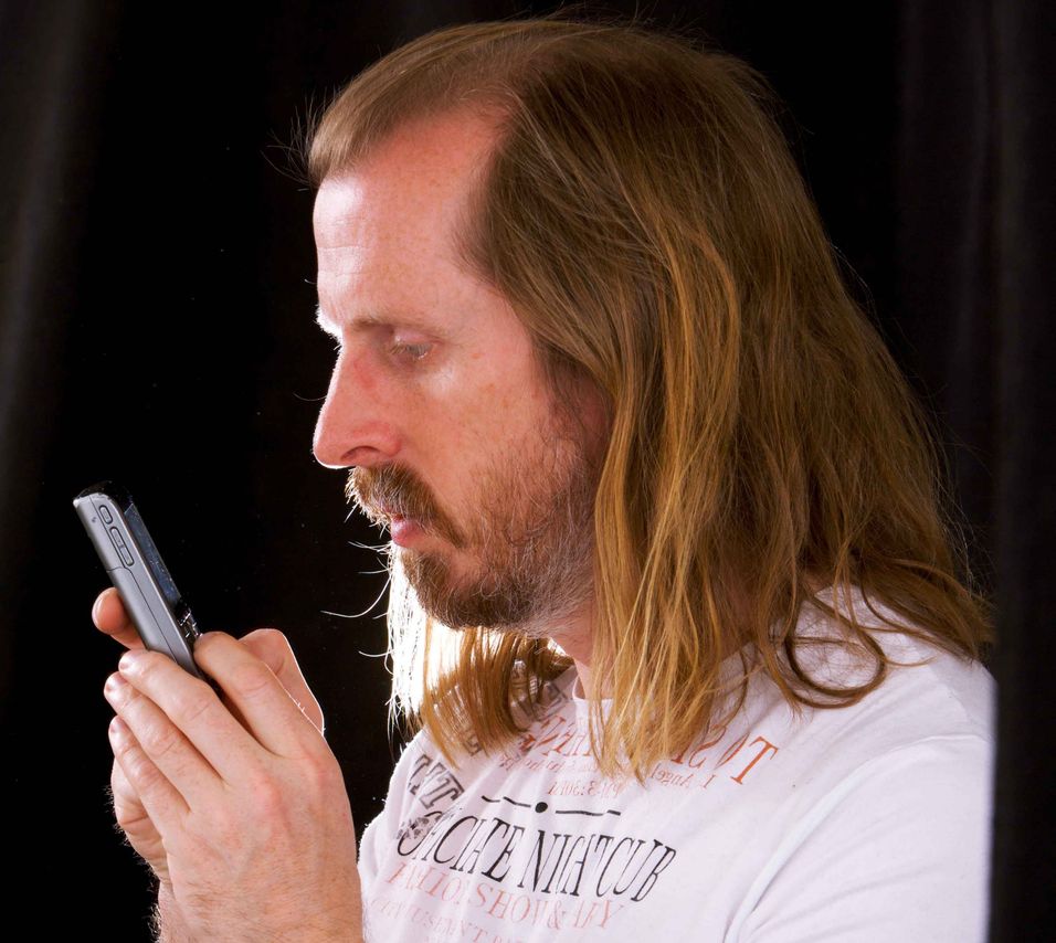 Artikkelforfatteren trodde ikke på tekstmeldinger fra mobiltastaturet.