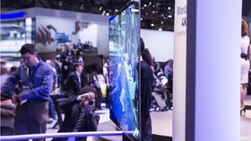 Panasonic viste fram denne OLED-TV-en på CES 2013 i januar.