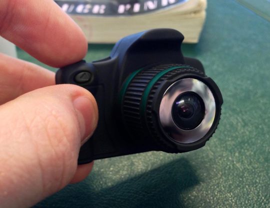 Muligens verdens minste fisheye-kamera.