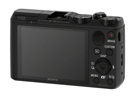 Slik ser HX50 ut bakfra.