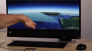 Les Snart kan du styre Google Earth med håndbevegelser
